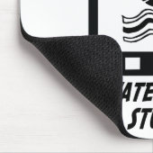 Wasserball-Bremsungen Mousepad (Ecke)