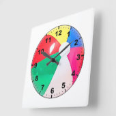 "Wasserball" Entwurfs-Wanduhren Quadratische Wanduhr (Winkel)