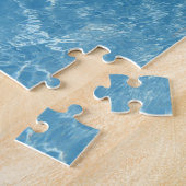 Wasserball im Swimmingpool Puzzle (Seite)
