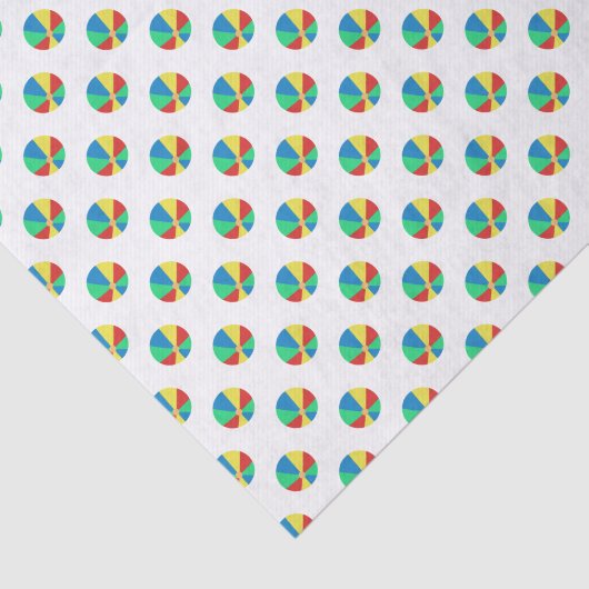 Wasserball-Muster Seidenpapier (Ausschnitt)