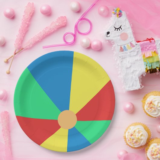 Wasserball Pappteller (Party)