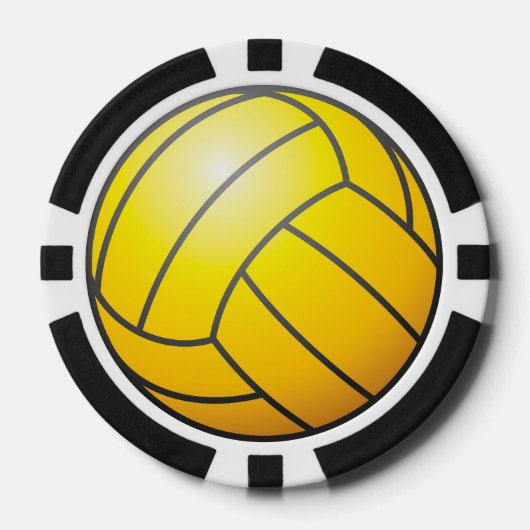 Wasserball-Poker-Chips Pokerchips (Vorderseite)