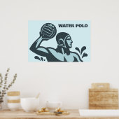 Wasserball Poster (Küche)