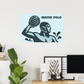 Wasserball Poster (Heimbüro)