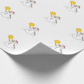 Wasserball-Schneemann-Packpapier Geschenkpapier (Ecke)