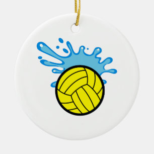 WASSERBALL-SPRITZEN KERAMIKORNAMENT