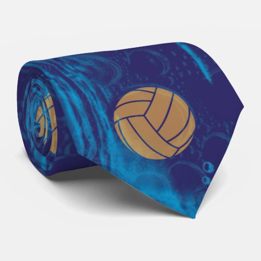 Wasserball Tie Krawatte (Gerollt)