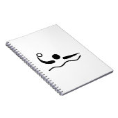 Wasserball Waterpolo Piktogramm Notizblock (Rechte Seite)