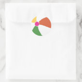 Wasserballaufkleber Runder Aufkleber (Tasche)