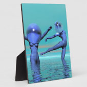 Wasserballett Fotoplatte (Seite)