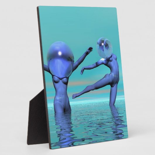 Wasserballett Fotoplatte (Seite)