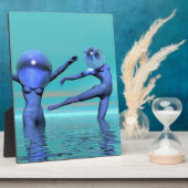 Wasserballett Fotoplatte (Seite)