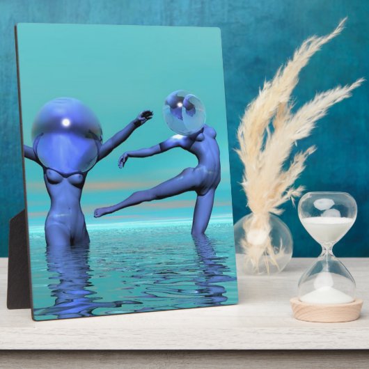 Wasserballett Fotoplatte (Seite)