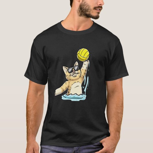 Wasserballkatze T-Shirt (Vorderseite)