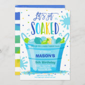 Wasserballon Birthday Party Sommerwasserballon Einladung (Vorne/Hinten)