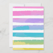 Wasserballon Birthday Party Sommerwasserballon Einladung (Rückseite)