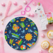 Wasserballon Wasserläufe Pool Party Kindergeburtst Pappteller (Party)