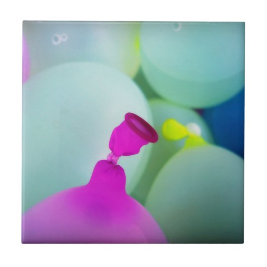 Wasserballons Fliese (Vorderseite)