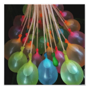 Wasserballons Fotodruck
