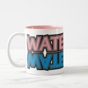 Wasserballrosa Zweifarbige Tasse