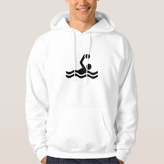 Wasserballspieler Hoodie (Vorderseite)