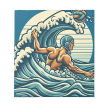 Wasserballspieler Notizbuch