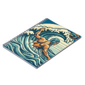 Wasserballspieler Spiralblock Notizblock (Linke Seite)