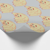 Wasserbär Niedlich Anime Tardigrade Geschenkpapier (Ecke)