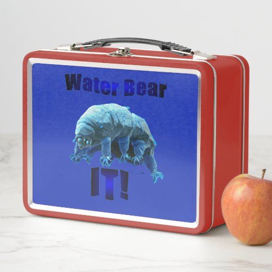 Wasserbär tardigrade MetallLunchbox Metall Brotdose (Beispiel)