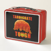 Wasserbär tardigrade MetallLunchbox Metall Brotdose (Rückseite)
