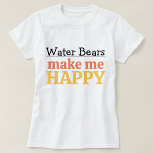 Wasserbären machen mich glücklich Zitat Lebendiger T-Shirt