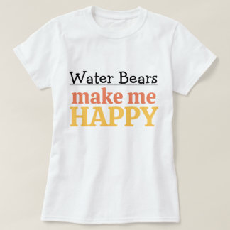Wasserbären machen mich glücklich Zitat Lebendiger T-Shirt