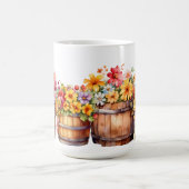 WASSERBARRELS ORANGE GELBE BLUMEN VERWANDLUNGSTASSE (Zentrum)