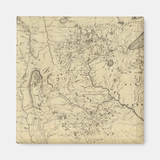 Wasserbecken des Mississippi-Flusses Magnet (Vorne)