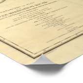 Wasserbecken des Mississippi-Flusses Poster (Ecke)