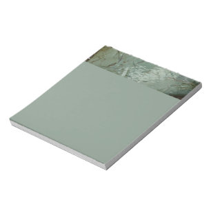 Wasserbedeckte Felsplatte Naturfoto Notizblock