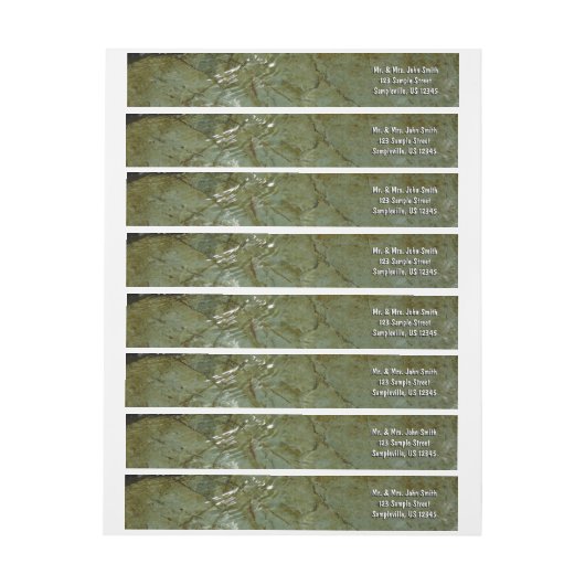 Wasserbedecktes Foto (Bogen)