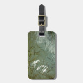 Wasserbedecktes Foto Gepäckanhänger (Vorderseite vertikal)