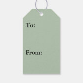 Wasserbedecktes Foto Geschenkanhänger (Rückseite)