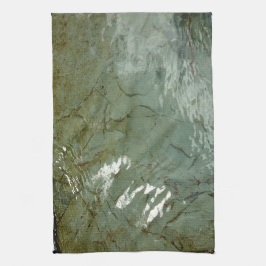 Wasserbedecktes Foto Geschirrtuch (Vertikal)