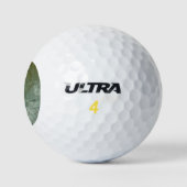 Wasserbedecktes Foto Golfball (Logo)