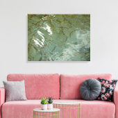 Wasserbedecktes Foto Leinwanddruck (Insitu (Wohnzimmer))