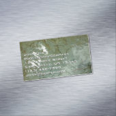 Wasserbedecktes Foto Magnetische Visitenkarte (Beispiel)