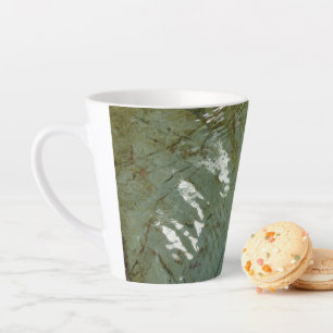 Wasserbedecktes Foto Milchtasse