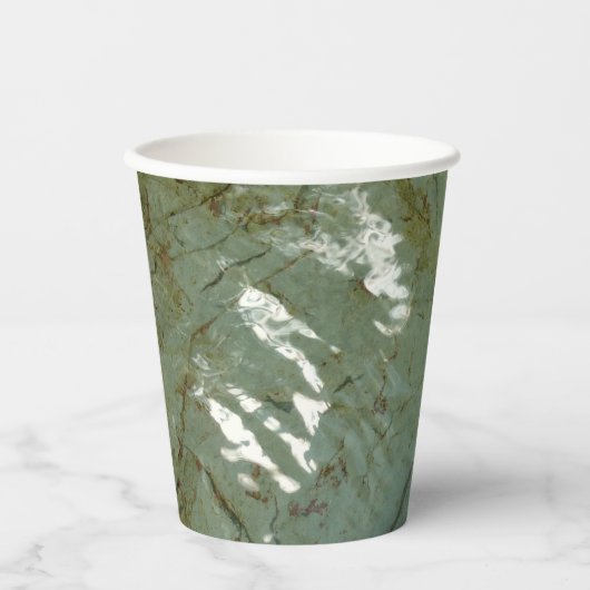 Wasserbedecktes Foto Pappbecher (Vorderseite)