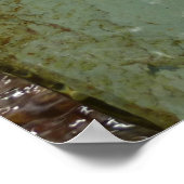 Wasserbedecktes Foto Poster (Ecke)