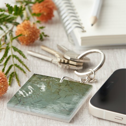 Wasserbedecktes Foto Schlüsselanhänger (Vorderseite rechts)