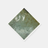 Wasserbedecktes Foto Serviette (Ecke)