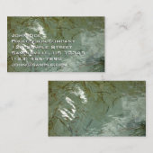 Wasserbedecktes Foto Visitenkarte (Vorne/Hinten)