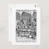 Wasserbeförderung 1556 postkarte (Vorne/Hinten)